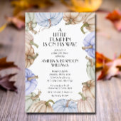 Blue Pumpkins Boy Baby shower Kaart