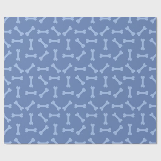 Blue Puppy Party Gift Wrap, Kinderen & huisdieren  Cadeaupapier (Vlak)