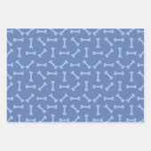 Blue Puppy Party Gift Wrap, Kinderen & huisdieren Inpakpapier Vel (Voorkant)