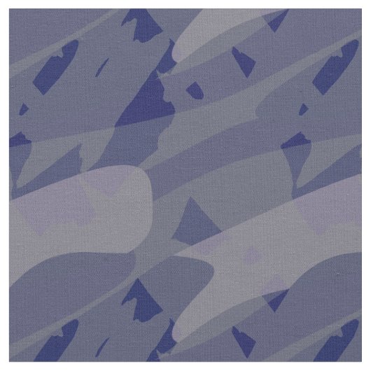 Blue Purple camo abstract Stof (Close Up)