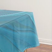 Blue Purple Flower Dream Abstract Fractal Art Tafelkleed (Voorbeeld)