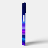 Blue Purple Gradient Wave iPhone Case (Achterkant / Rechts)