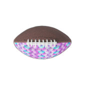 Blue Purple Holographic mermaid pattern American Football (Voorkant)