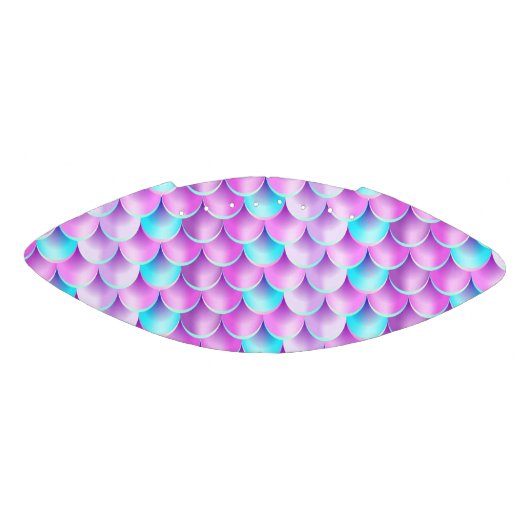 Blue Purple Holographic mermaid pattern American Football (Paneel)