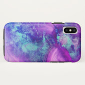 Blue Purple Space Case-Mate iPhone Case (Achterkant (horizontaal))