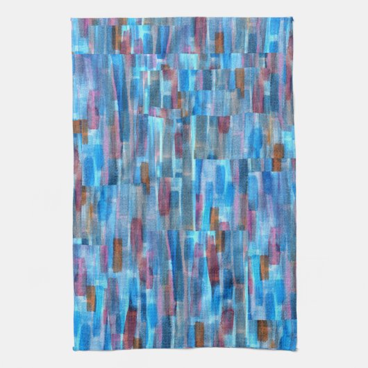 Blue Purple Theedoek (Verticaal)