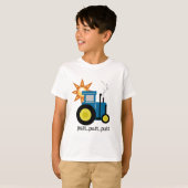 Blue Putt Putt Tractor-overhemden en -cadeaus T-shirt (Voorkant volledig)