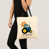 Blue Putt Putt Tractor-overhemden en -cadeaus Tote Bag (Voorkant (product))