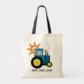Blue Putt Putt Tractor-overhemden en -cadeaus Tote Bag (Voorkant)