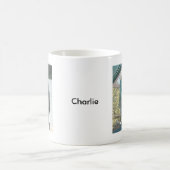 Blue Quaker Parrot Koffiemok (Center)