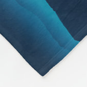 Blue Quarter Maan en Bergen | Fleece Deken (Hoek)