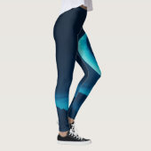 Blue Quarter Maan en Bergen | Leggings (Rechts)