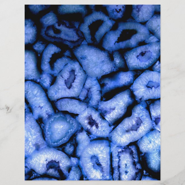 Blue Quartz Agate Geodes (Voorkant)