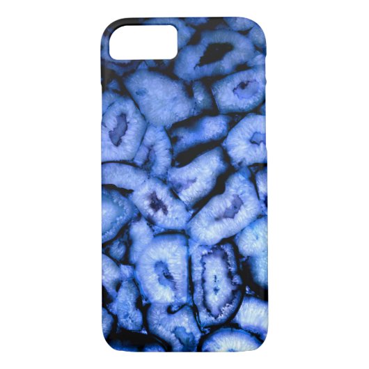 Blue Quartz Agate Geodes Case-Mate iPhone Case (Achterkant)