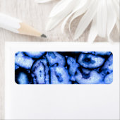 Blue Quartz Agate Geodes Etiket (Insitu)