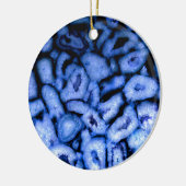 Blue Quartz Agate Geodes Keramisch Ornament (Links)