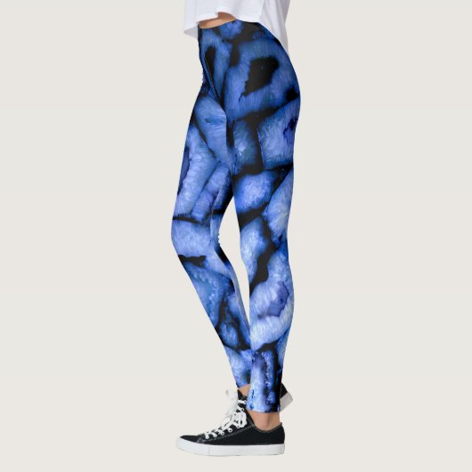 Blue Quartz Agate Geodes Leggings (Links)