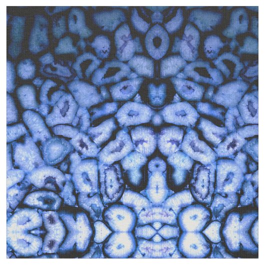 Blue Quartz Agate Geodes Stof (Close Up)