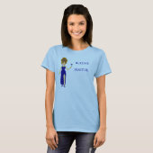 Blue Queenie Martini T-Shirt (Voorkant volledig)