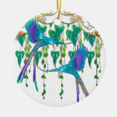 Blue Quetzal Bird Keramisch Ornament (Voorkant)