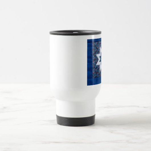 blue quilt star commuter mok (Center)