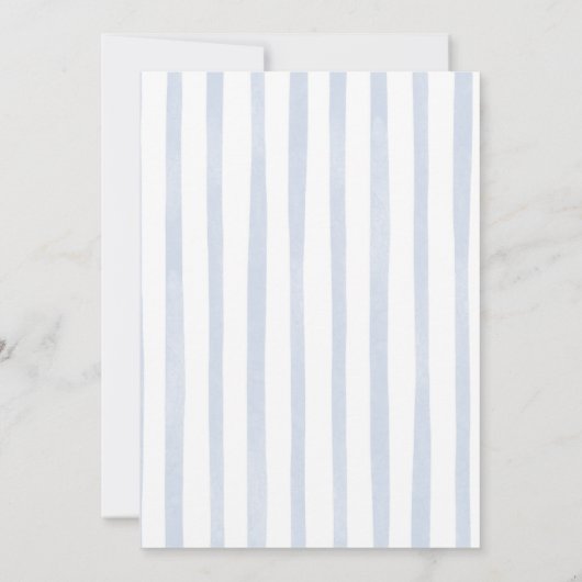 Blue Quirky Touchdown Boy Baby shower Kaart (Achterkant)