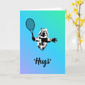 Blue Quokka Tennis Kaart (Gele Bloem)