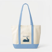 Blue Rabbit Canvas tas Doebuck Blues (Voorkant)