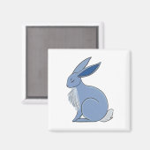 Blue Rabbit Magneet (Voorkant / Achterkant)