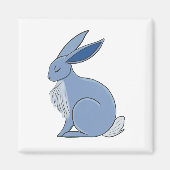 Blue Rabbit Magneet (Voorkant)