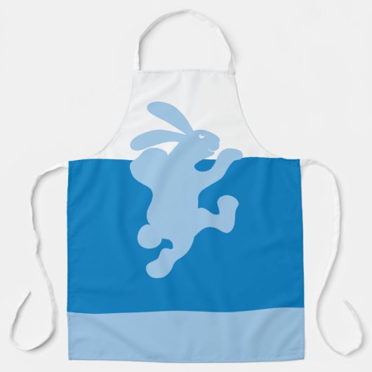 Blue Rabbit Schort (Voorkant)