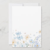 Blue Rabbit Somebunny Baby shower Kaart (Achterkant)