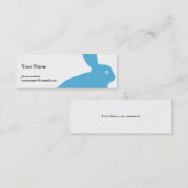 Blue Rabbit Studio Mini Visitekaartje (Voorkant / Achterkant)