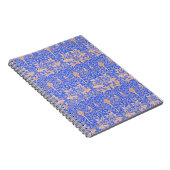 Blue Rabbits William Morris Art Nouveau Notebook Notitieboek (Rechterzijde)