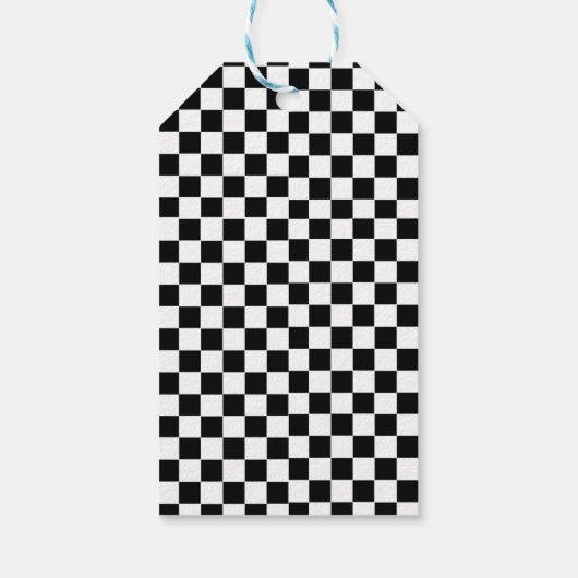 Blue Race Auto Verjaardagsfeest Dank u Cadeau Labe Cadeaulabel (Achterkant)