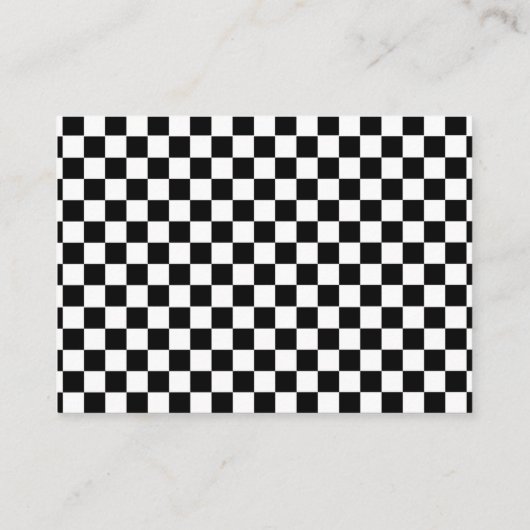 Blue Race Car Baby shower Boekaanvraag Informatiekaartje (Achterkant)