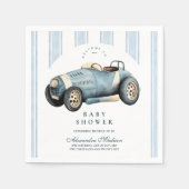 Blue Racer Baby shower Servet (Voorkant)