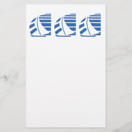 Blue Racing Sail Boats Flyer