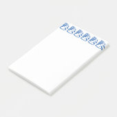 Blue Racing Zeilboten Sticky Notes (Schuin)