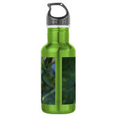 Blue Radicchio Flower Waterfles (Achterkant)