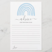 Blue Rainbow-advies voor de moeder als kaart (Voorkant)