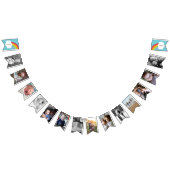 Blue Rainbow Baby 1st Birthday Foto Vlaggetjes (Alle)