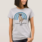 Blue Rainbow Best German Shepherd Dog Ma T-shirt (Voorkant)