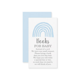 Blue Rainbow boeken voor baby Enclosure Kaart