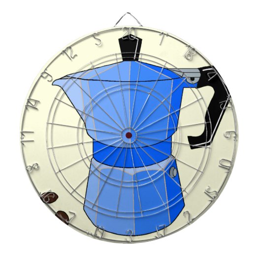 Blue Rainbow Espresso Dartbord (Voorkant)