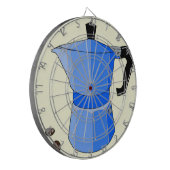 Blue Rainbow Espresso Dartbord (Voorkant Links)