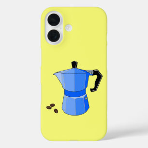 Blue Rainbow Espresso Hoesje-Mate Samsung Galaxy C iPhone 16 Hoesje