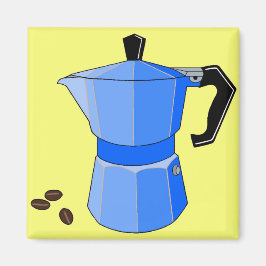 Blue Rainbow Espresso Magneet