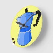 Blue Rainbow Espresso Ronde Klok (Hoek)