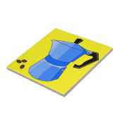 Blue Rainbow Espresso Tegeltje (Zijkant)